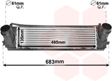 VAN WEZEL 06004466 -  Интеркулер